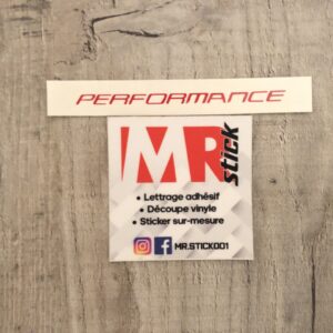 Sticker PERFORMANCE