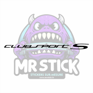 Sticker CLUBSPORT S